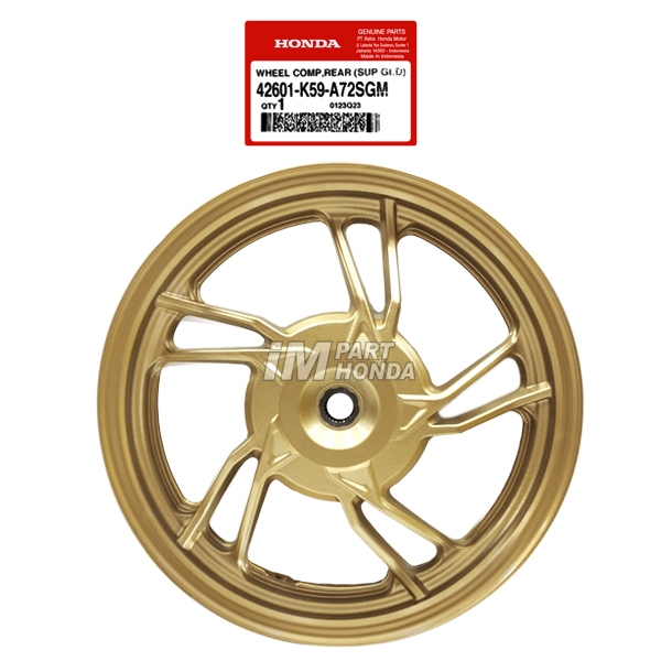 42601-K59-A72SGM Velg Racing Vario 150 K59J 2018 - 2021 Gold Emas