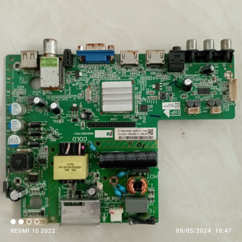 MB MOBO MAINBOARD MODULE MESIN TV PHILIPS 39PHT4002S/70/39PHT4003/60