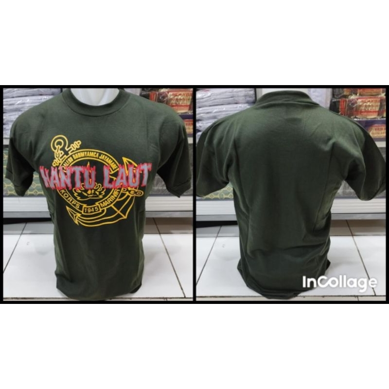 kaos hantu laut marinir/kaos hijau marinir hantu laut/kaos marinir hantu laut