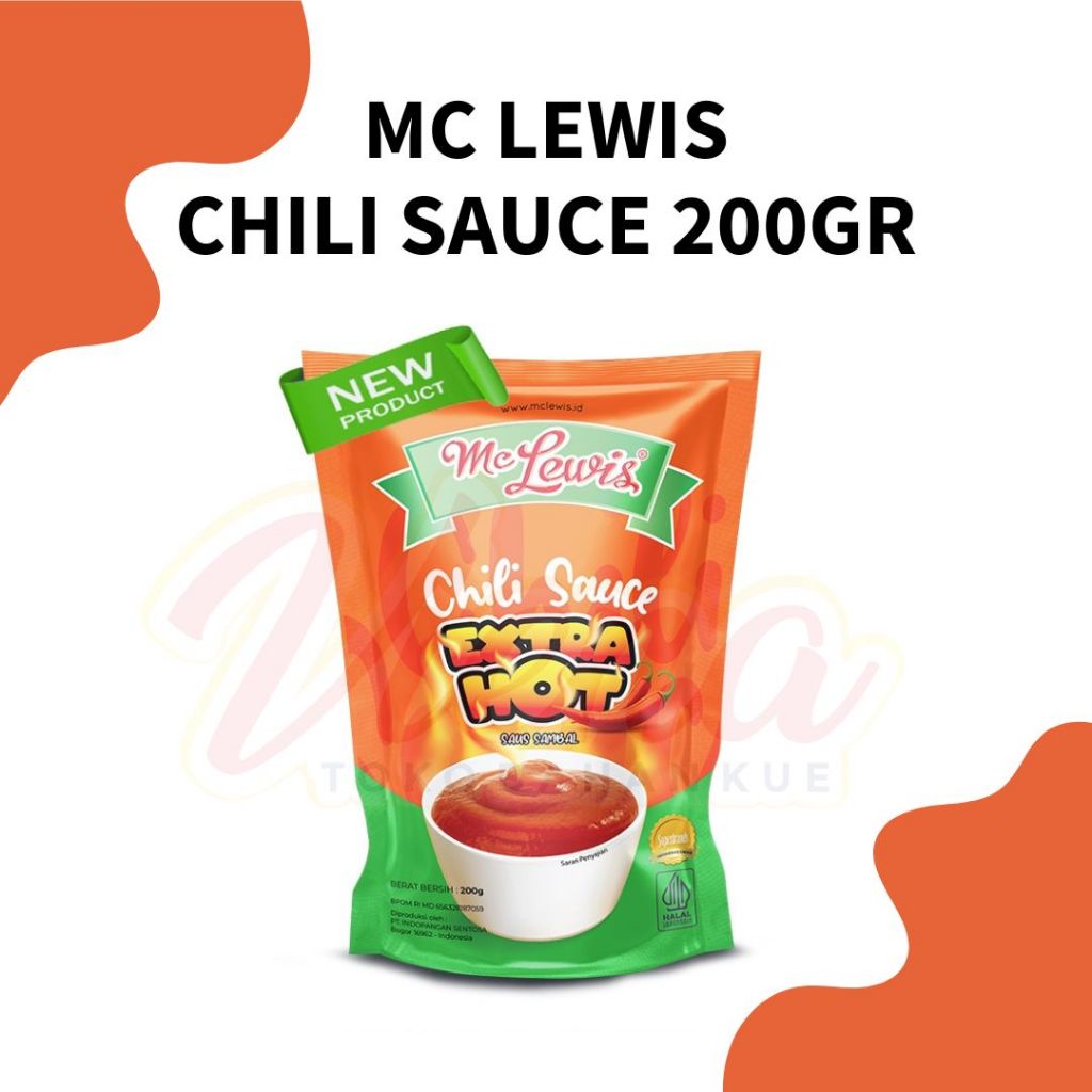 

MC Lewis Chilli Sauce Extra Hot 200gr / Saus Cabe Extra Pedas