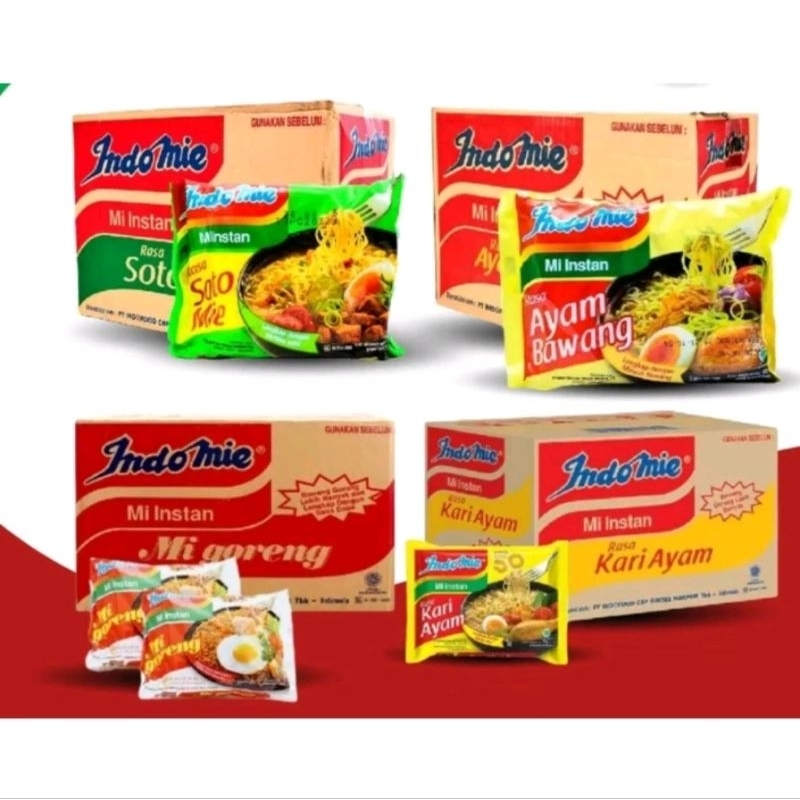 

[Paket Hemat 1Dus] INDOMIE 1 DUS MIE INSTAN / INDOMIE AYAM BAWANG/ INDOMIE SOTO/ INDOMIE GORENG