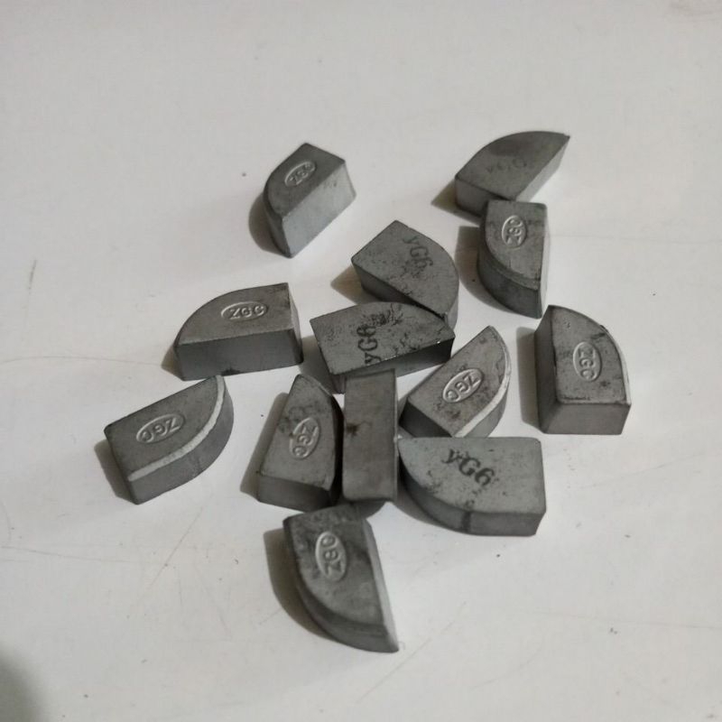 Pahat Widia YG6 tipe A 420 eceran bor sumur carbide betel bubut 7 x 12 x 20 mm Wida YG6