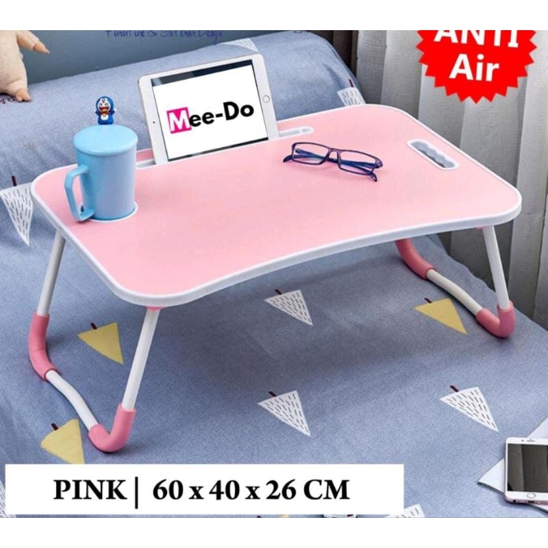 Meja Pendek Portabel/ Meja Belajar Lipat/ Meja Laptop Premium