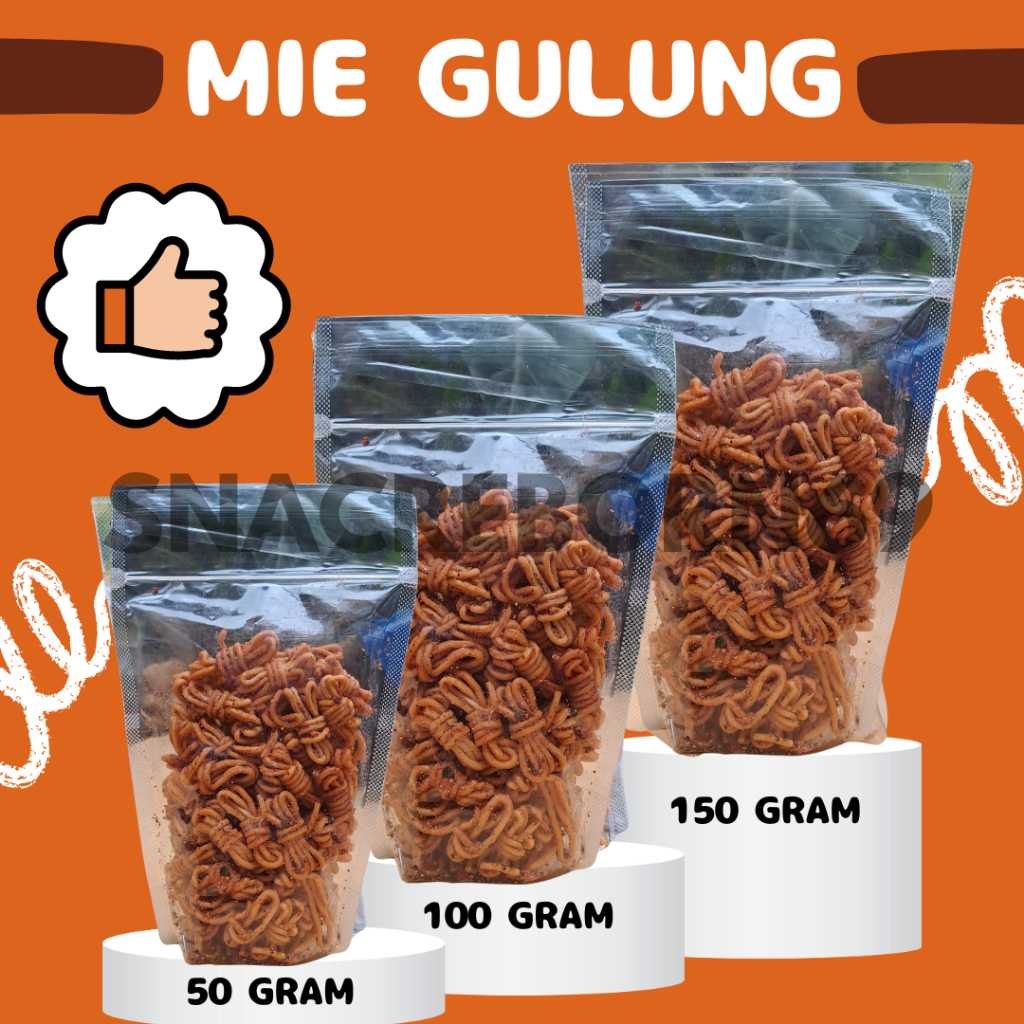 

[KEMASAN EKONOMIS] Mie Gulung Pedas Daun Jeruk 100 gram Termurah Terenak