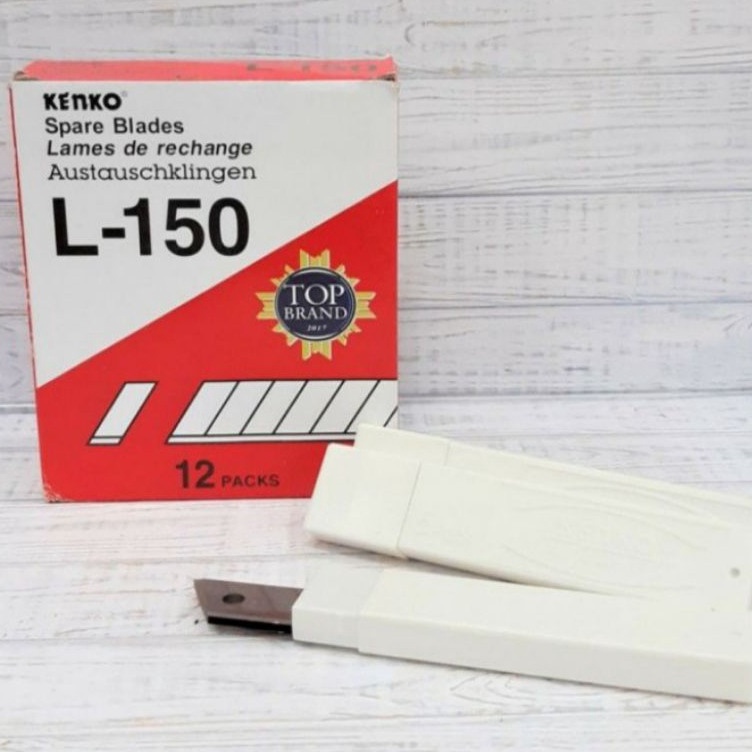 

KODE S2Y5 Isi pisau Cutter Kenko besar L 15 Isi carter cutter kenko L15 isi 12 TUBE