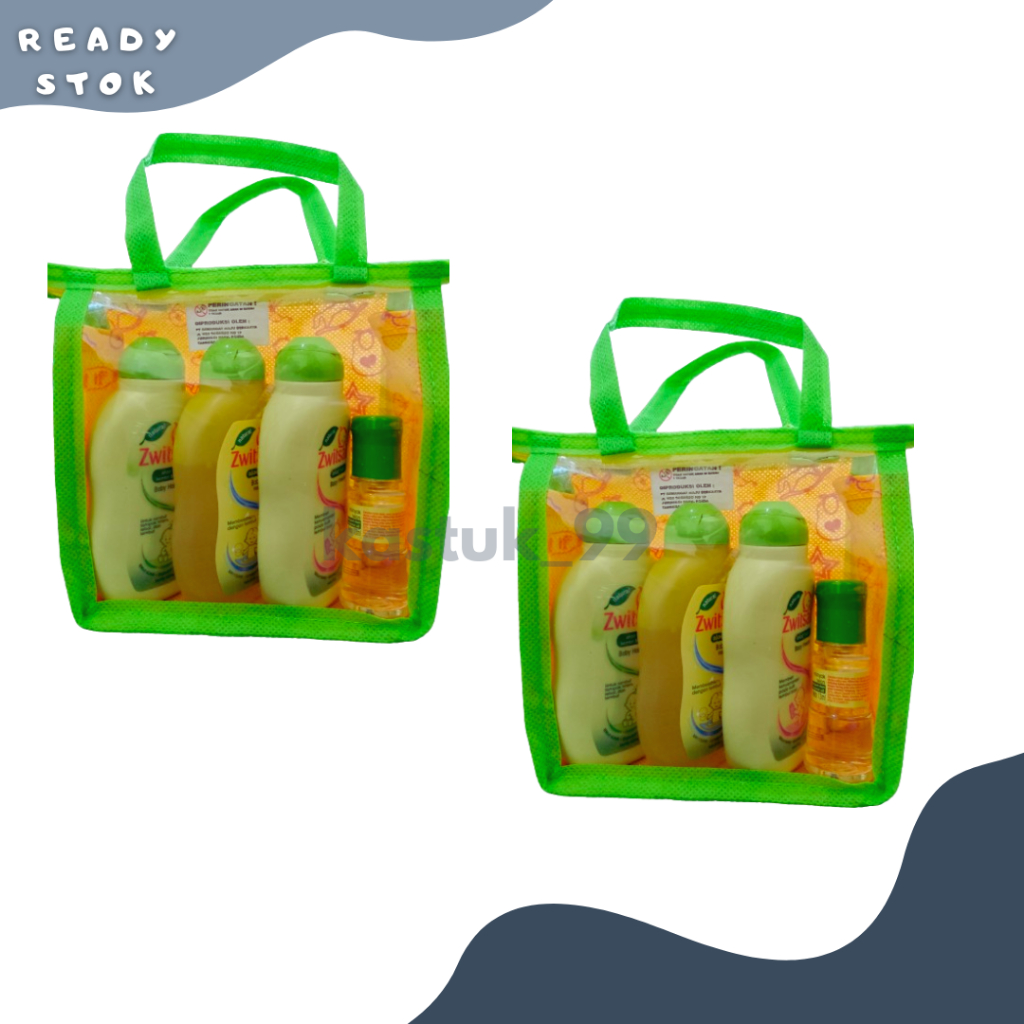 Zwitsal Baby Mini Travel Pack Paket Perlengkapan Mandi Bayi Newborn Shampoo (SET)