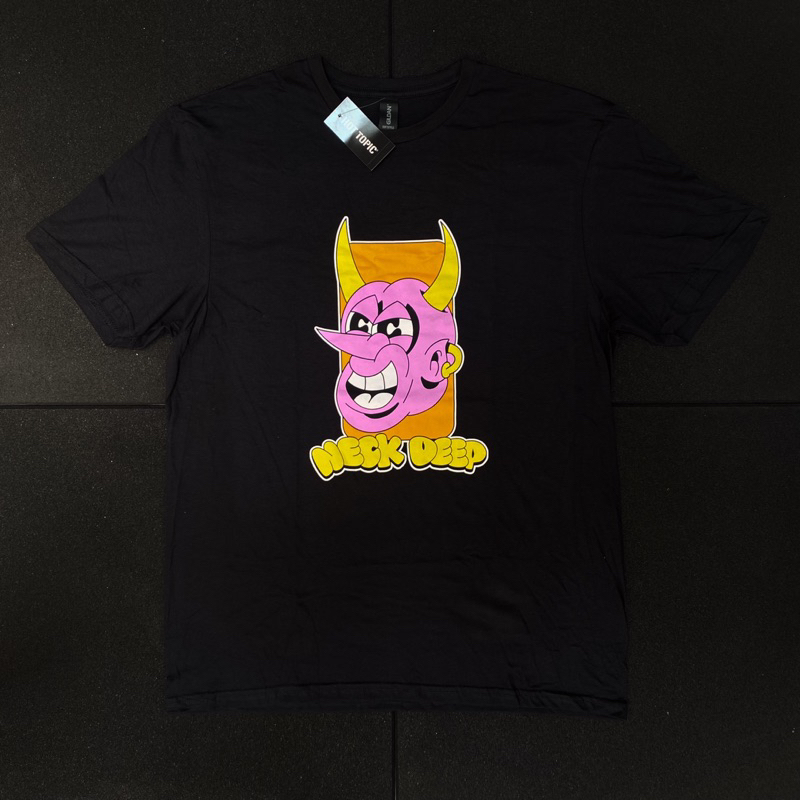 Tshirt Band Pria Wanita Neck Deep - Devil Original Official