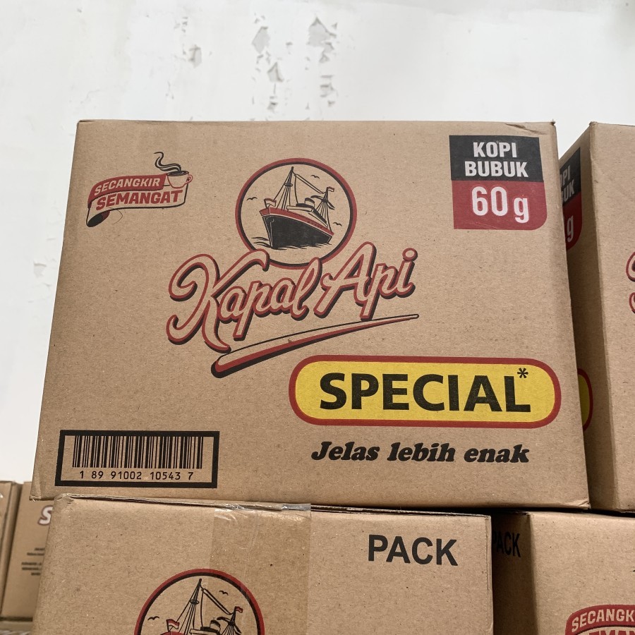 

1 Dus Kopi Kapal Api Tanpa Gula 60 Gr x Isi 5 Renceng x 10 Sachet