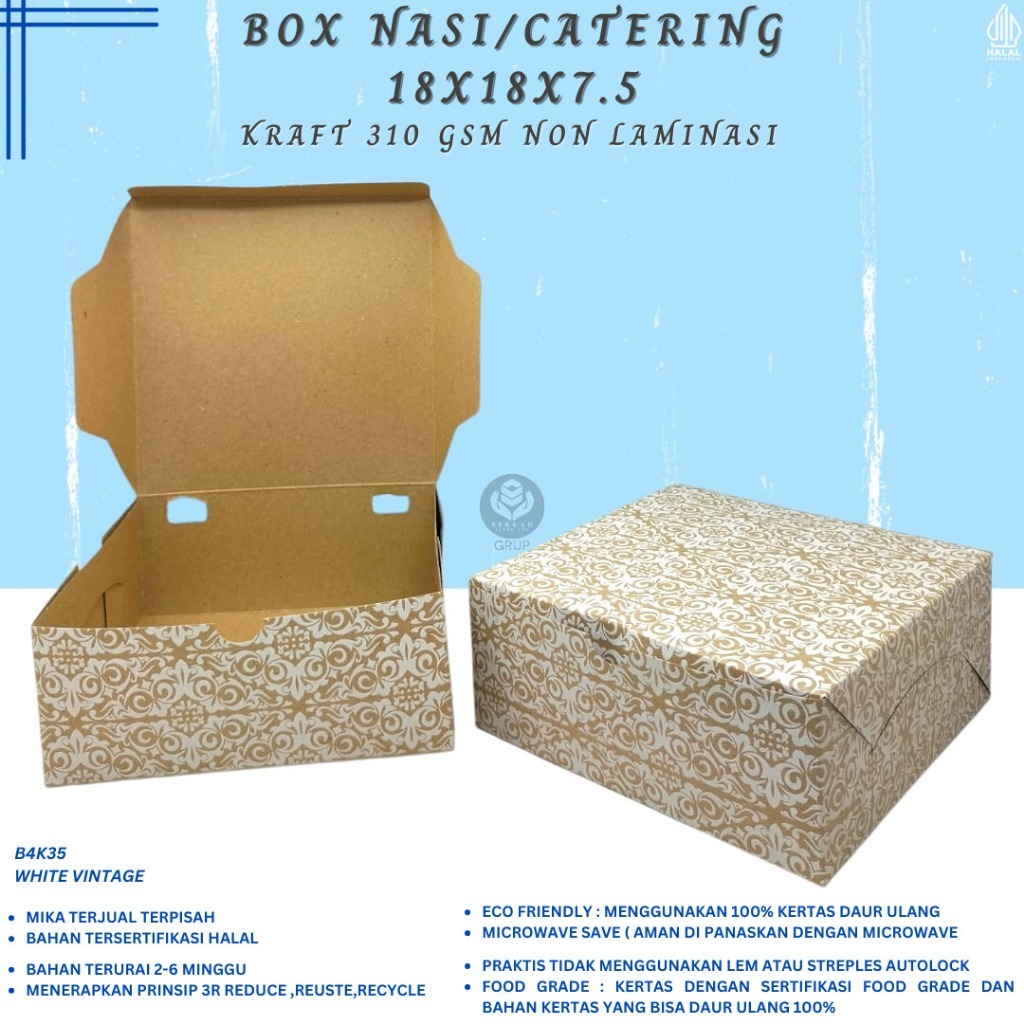 

Dus Nasi Dus 18x18 Box Nasi 18x18