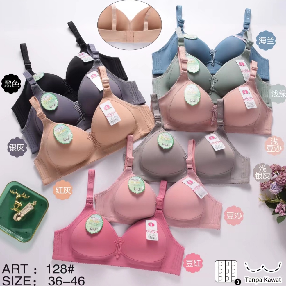 Diskon Heboh Bra Jumbo Cup C Kait 3 36  46 BH Wanita Fashion BH Besar Polos Cup Besar Jupe Penutup L