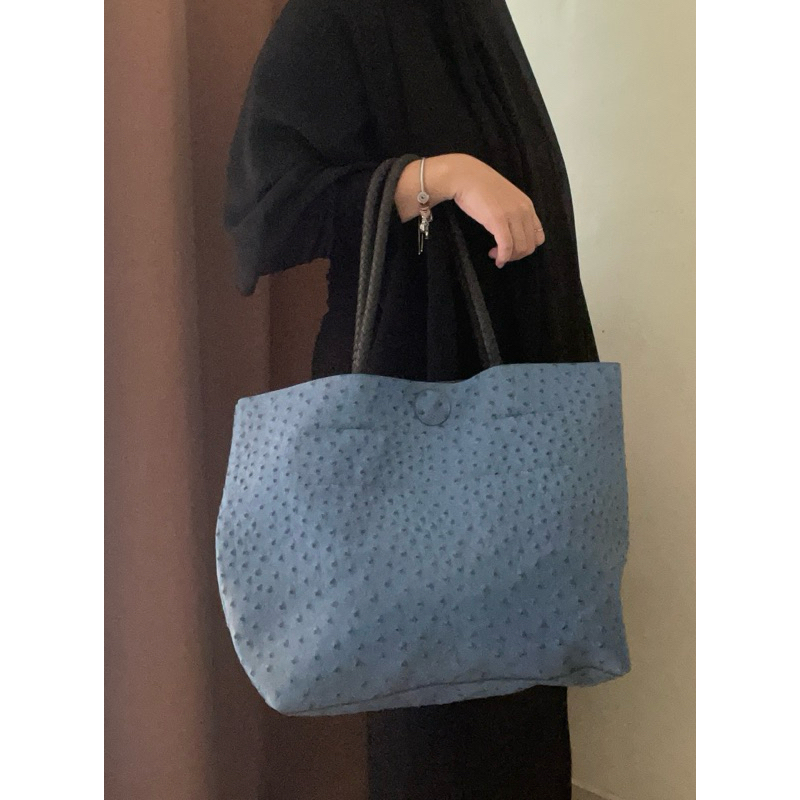 Tote Kulit Asli motif kulit Burung