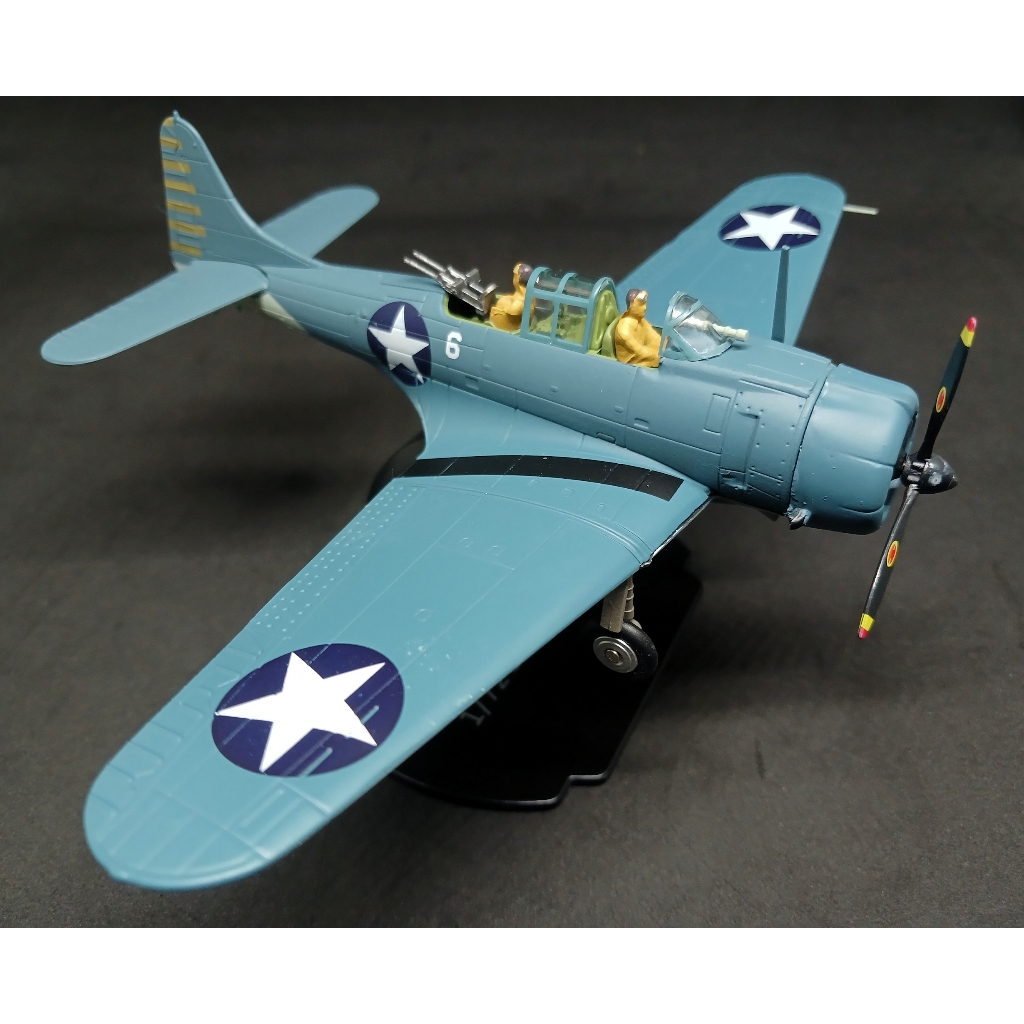 Diecast Pesawat Terbang Dive Bomber Amerika Douglas SBD Dauntless Skala 72