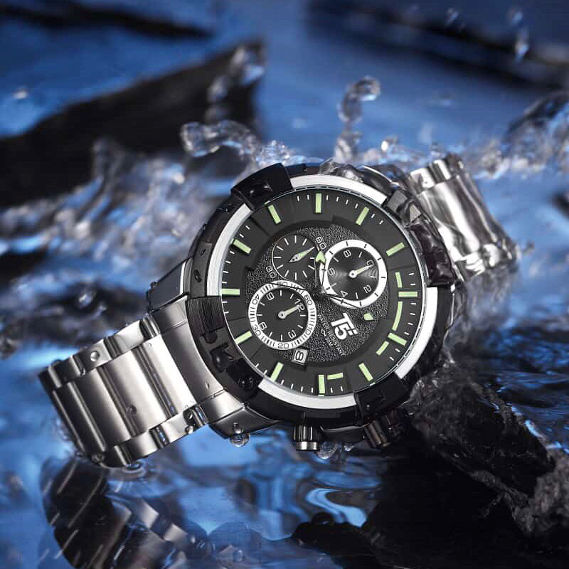 Jam Tangan Pria T5 H 3815G Original