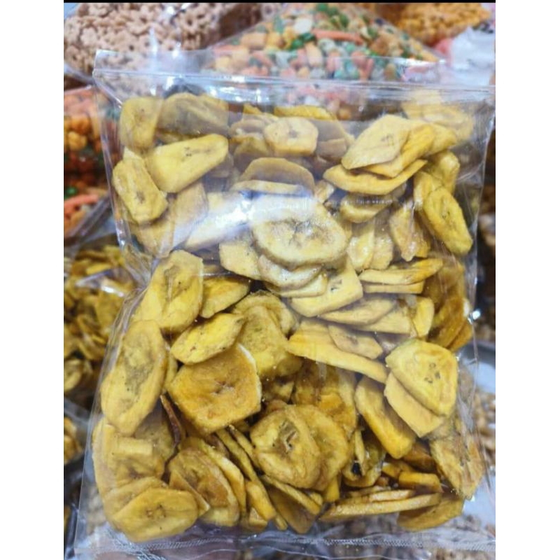 

Cemilan Kripik Pisang Manis 250gr / SNACK KILOAN