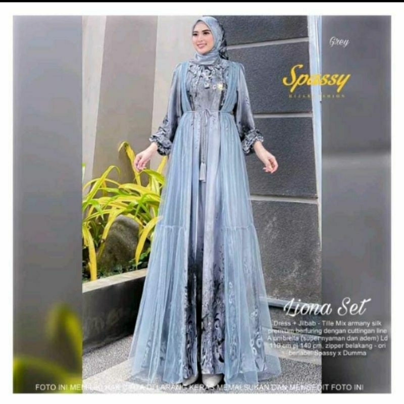 SETELAN WANITA MORIS/LIONA SET ORI SPASSY