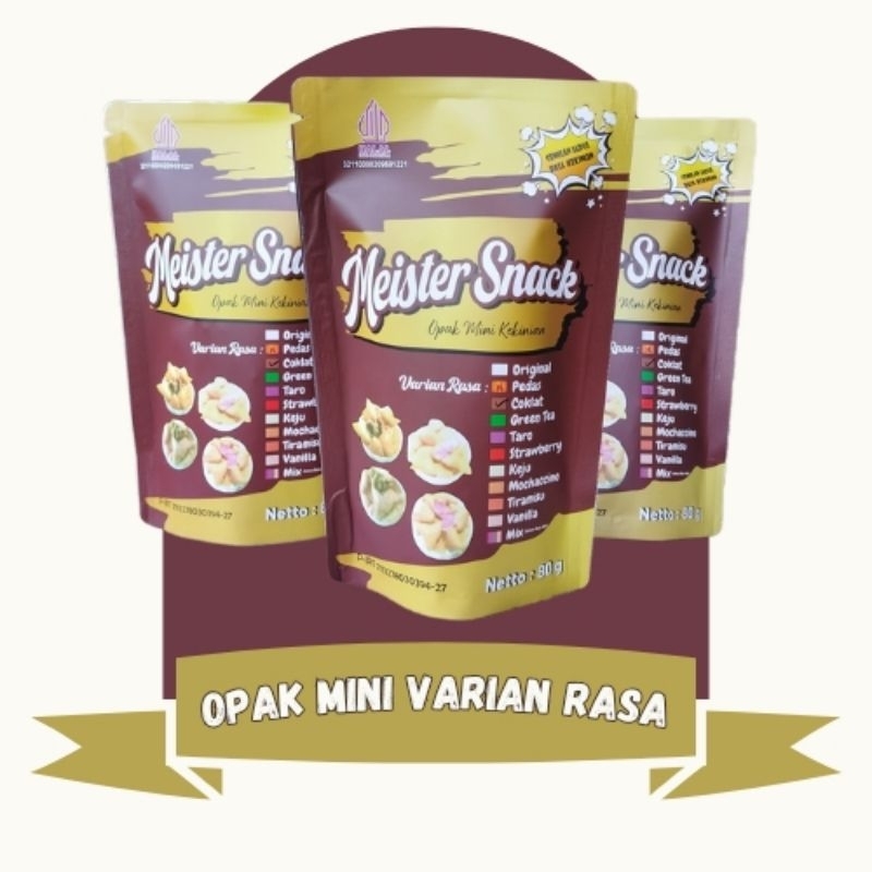 

Opak mini kekinian dengan banyak varian rasa