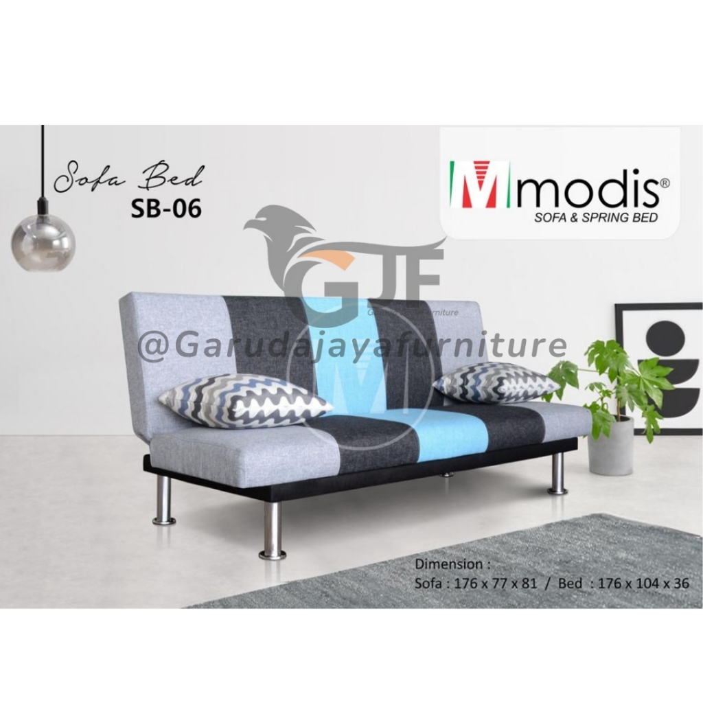 SOFA BED/SOFA TAMU/SOFA RUANG TAMU/SOFA 2IN1/SOFA MODERN/SOFA KAKI BESI/SOFA DENGAN DUDUKAN EMPUK/SO