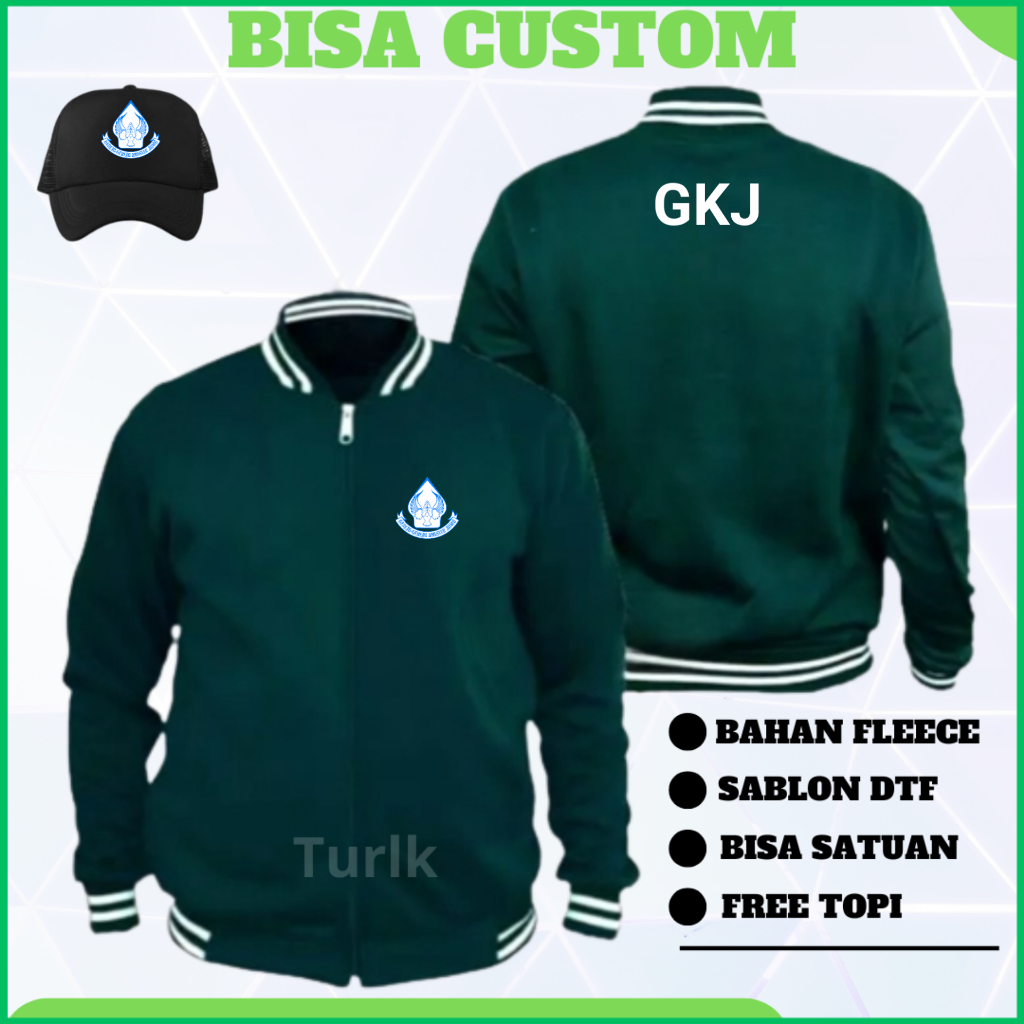 Jaket Gereja Kristen Jawa Jaket Gereja GKJ Jaket GKJ Jaket Varsity Custom