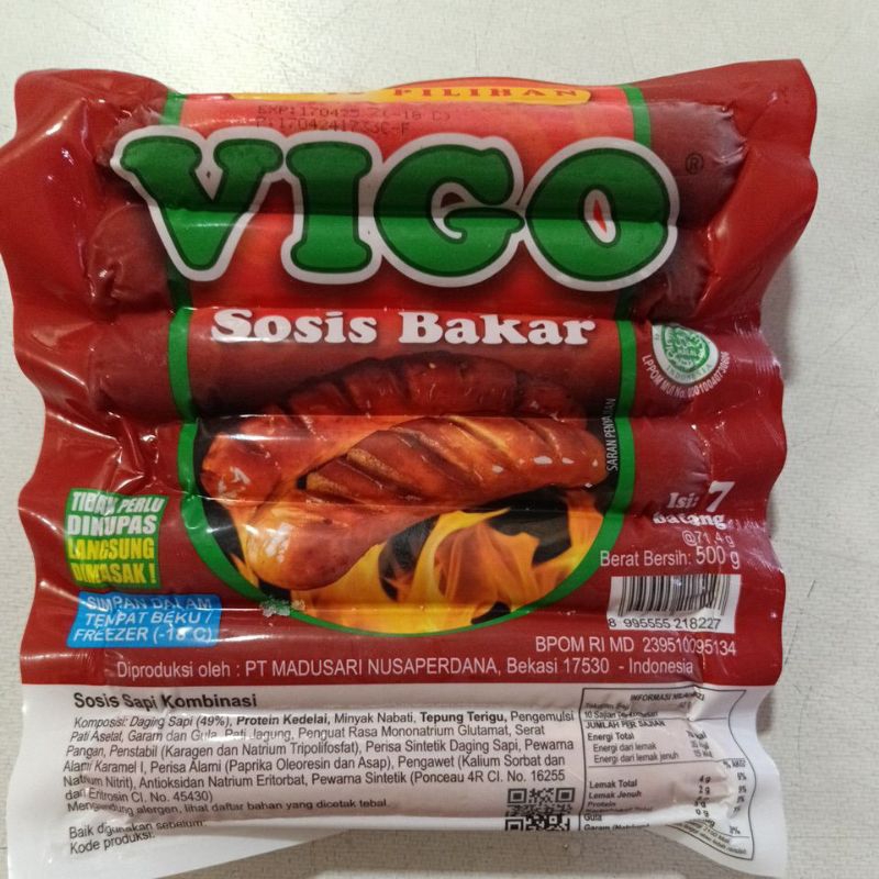 

Vigo sosis bakar 500 gr