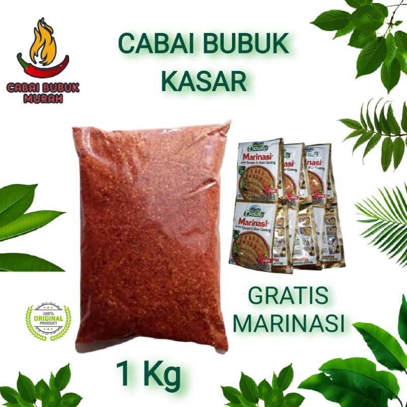 

CABAI BUBUK MURAH GILING KASAR GRATIS MARINASI