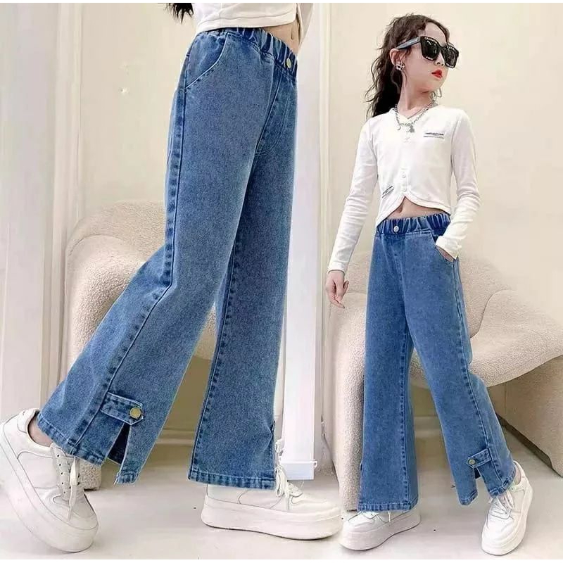 KULOT JEANS ANAK PEREMPUAN/JEANS ANAK KEKINIAN/KULOT JEANS ANAK PEREMPUAN TANGGUNG