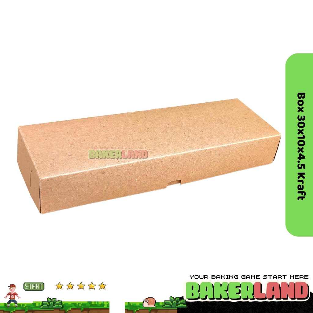 Dus Brownies 30x10x5 / Dus Brownies Box 30x10 / Box Brownies Jendela Kemasan Brownies / Dus kue