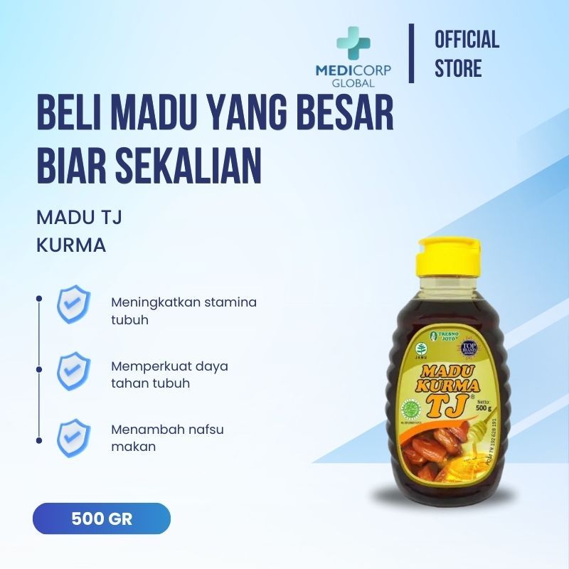 MADU TJ KURMA - Sari madu asli / natural original honey 500 gr