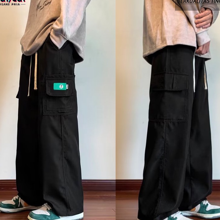 Sale plus Celana cargo panjang celana cargo panjang pria oversize Celana panjang pria cargo pria Cel