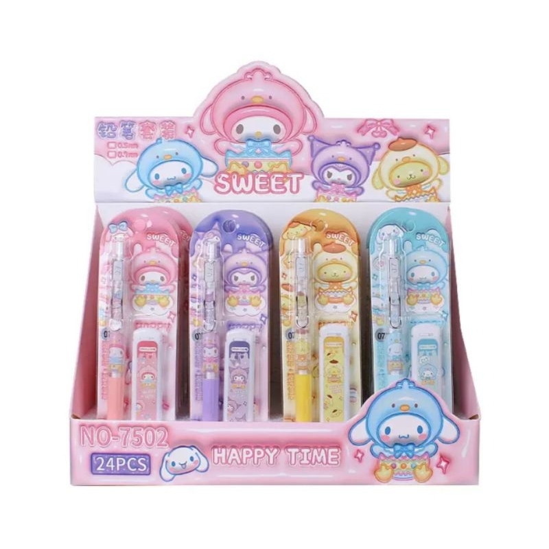 

Pensil Mekanik set Free isian karakter Sanrio