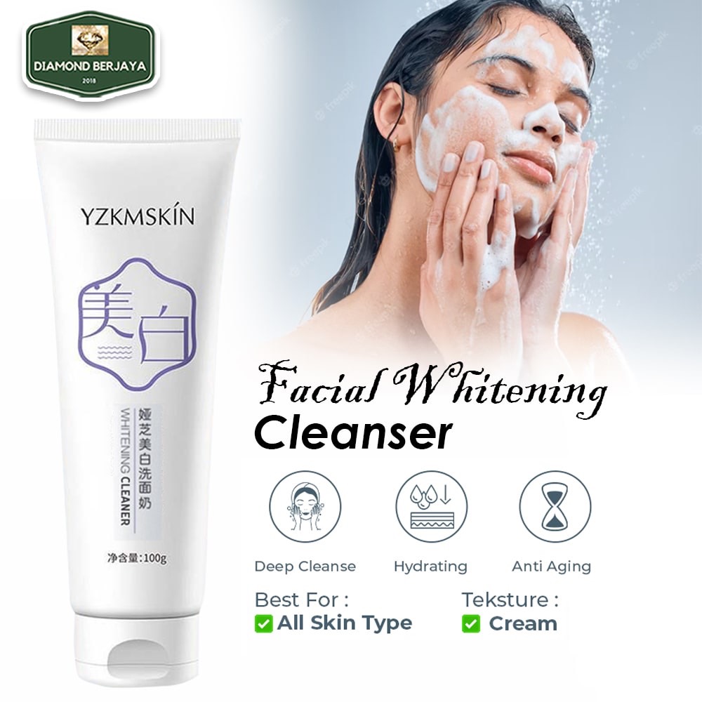 YZKMSKIN Facial Wash Pria Atau Wanita Ampuh Mengatasi Kulit Kering Kusam Maupun Wajah Berjerawat