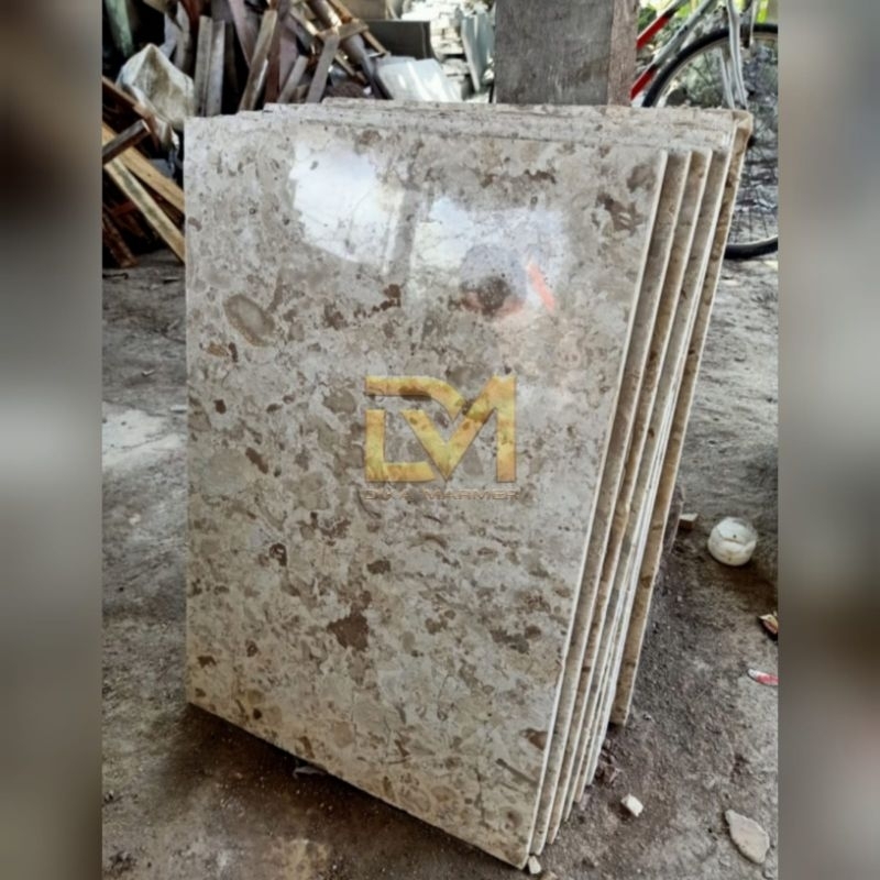 Lantai Marmer Putih Trotol