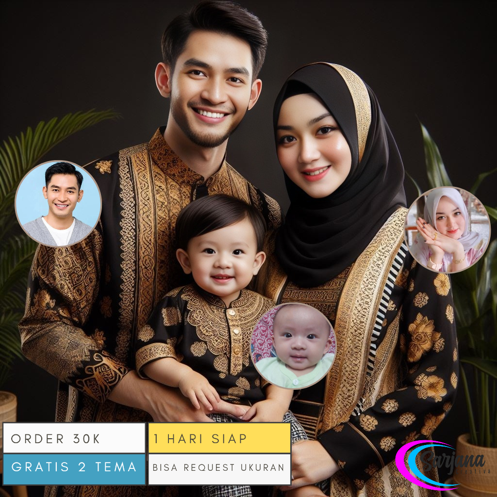 Edit Foto Keluarga Foto Studio