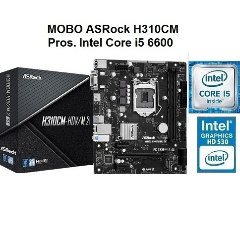 Paket Prosesor Intel Corei i5 dan MB ASRock H310CM