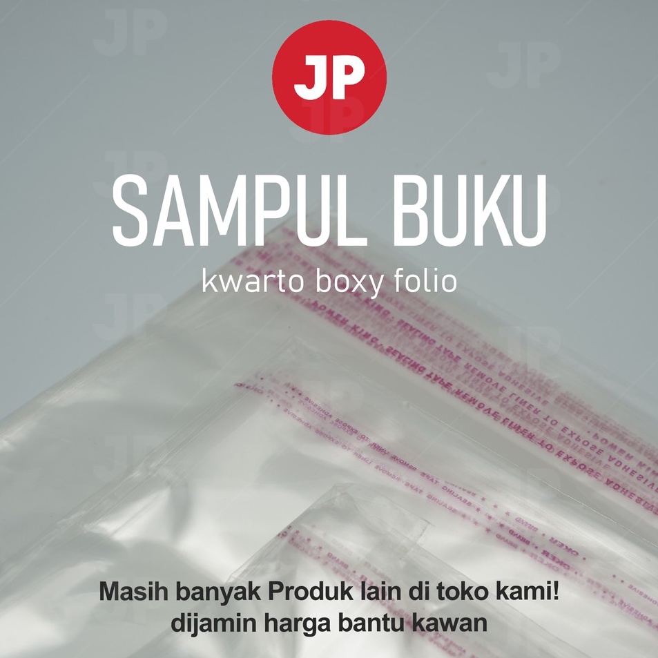 

Spesial Minggu Ini Plastik Sampul buku Kwarto Boxy Folio isi 5