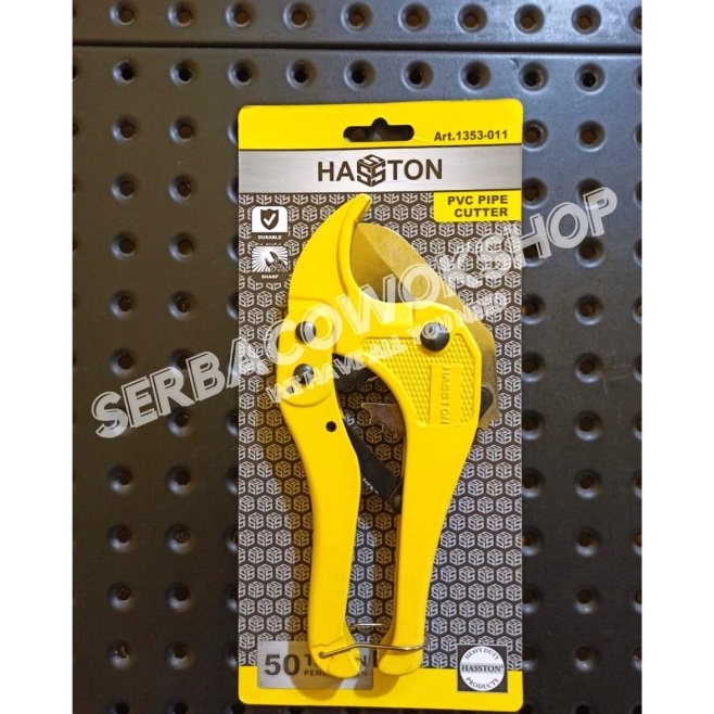 

Hemat Pembelian HASSTON Gunting Pemotong Pipa PVC Pipe Cutting Paralon 42 mm