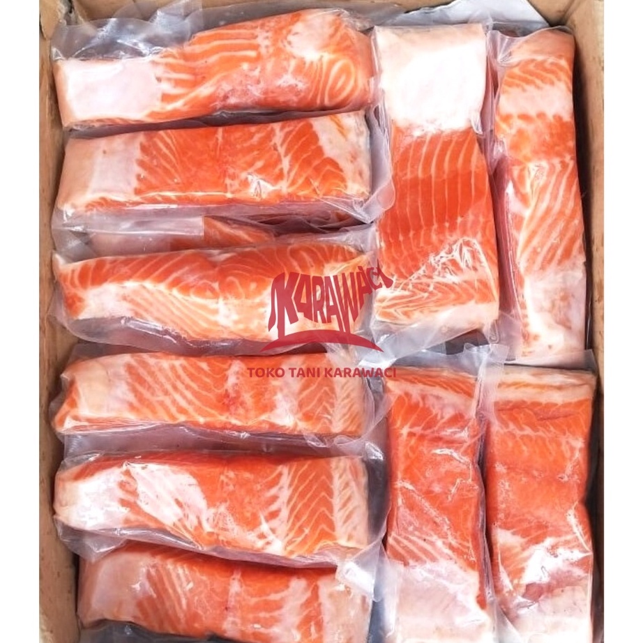 

DISKON Ikan Salmon Fillet Salmon Fillet Norwegia 2gr PREMIUM