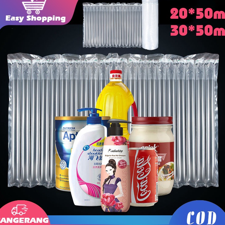 

Promo Keren 5m Air Bubble Roll 2535cm Bubble Wrap Angin Inflatable Roll Poly Air Bubble Bag Anti Pecah Air Bag