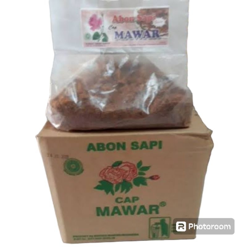 

Abon sapi cap mawar 1 kg