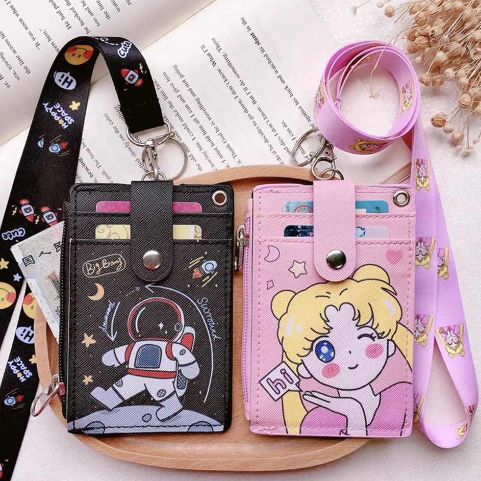 

Sekarang Keren Name Card Holder Name Tag 3 SLOT Gantungan ID Card dengan tempat koin