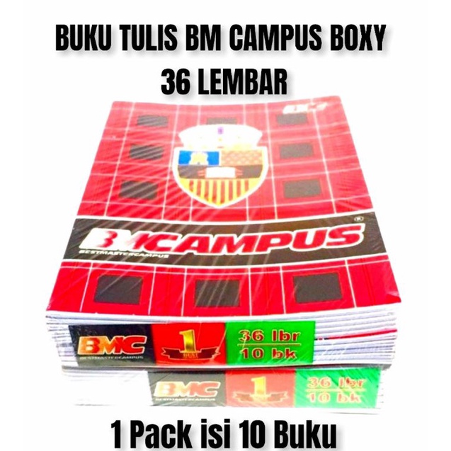 

Model Terbatas Buku Tulis BM CAMPUS Boxy 36 Lembar 1 Buku