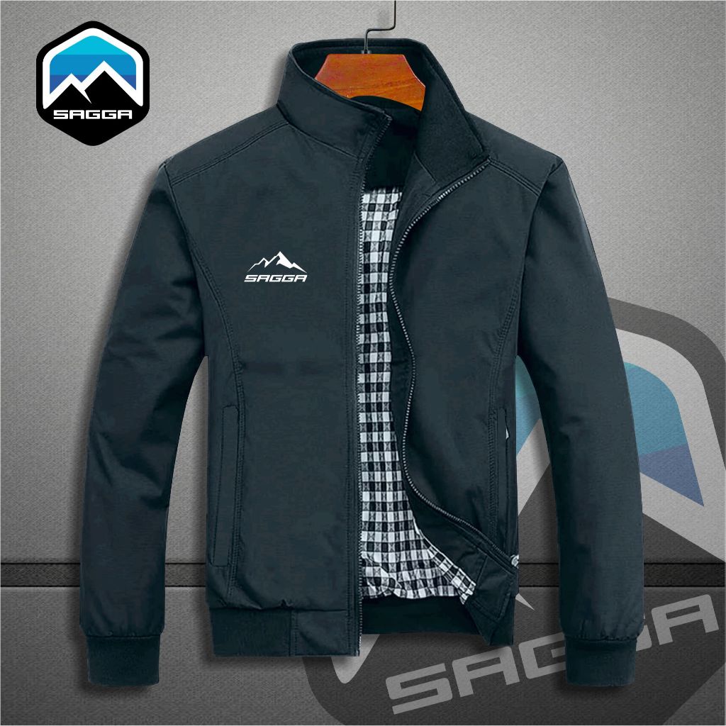 Jaket Bomber Kasual Premium Parasut semi anti air PRIA WANITA REI OUTDOOR