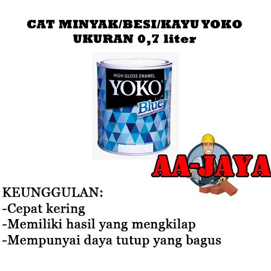 

Grosir Terjamin Cat kayu besi cat minyak Yoko 7ltr TERMURAH DAN TERPERCAYA