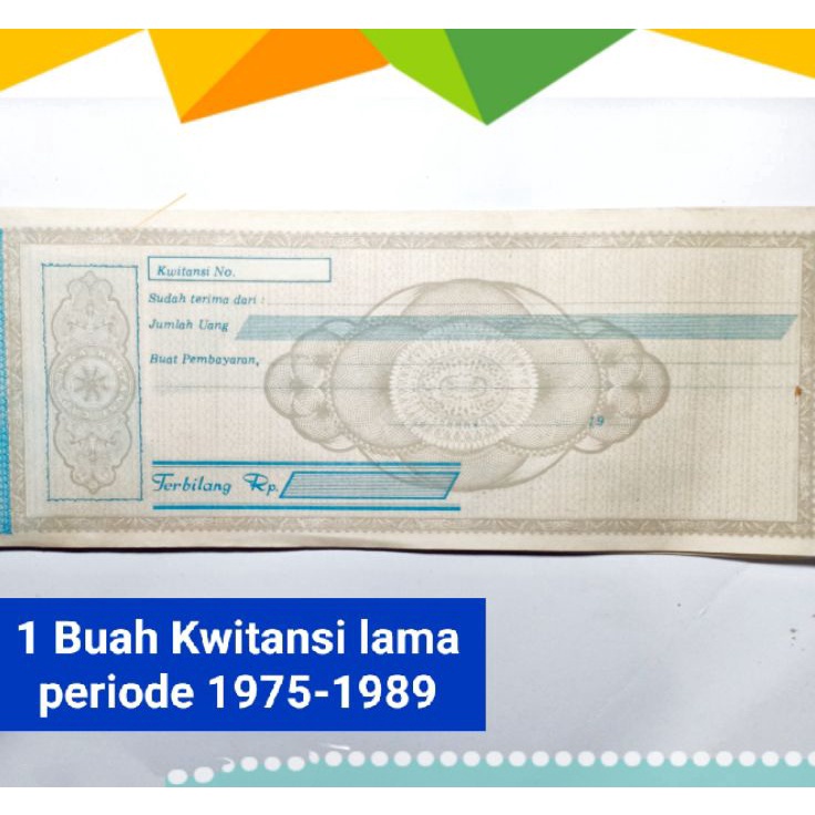 

Super Berhadiah Kwitansi Kuitansi Lama angka 19 1975 1976 1978 198 1982 1985