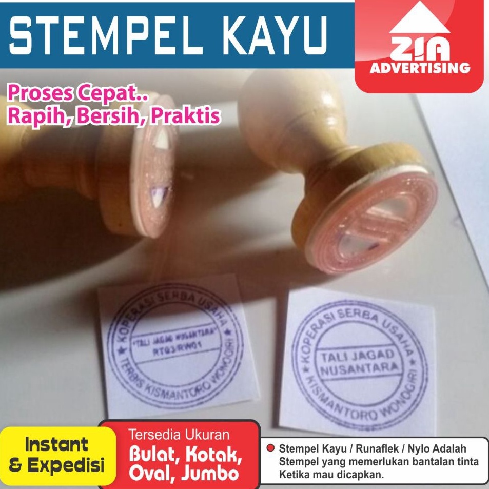 

New Popular stempel kayu stempel runaflek free design