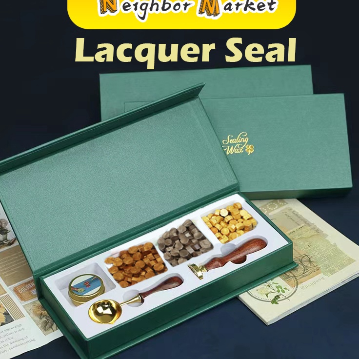 

Product Exclusive DIY Retro Seal Wax Beads Set Stempel wax seal stampStempel Sealing Lilin Segel Wax Stempel Undangan Stempel Pernikahan