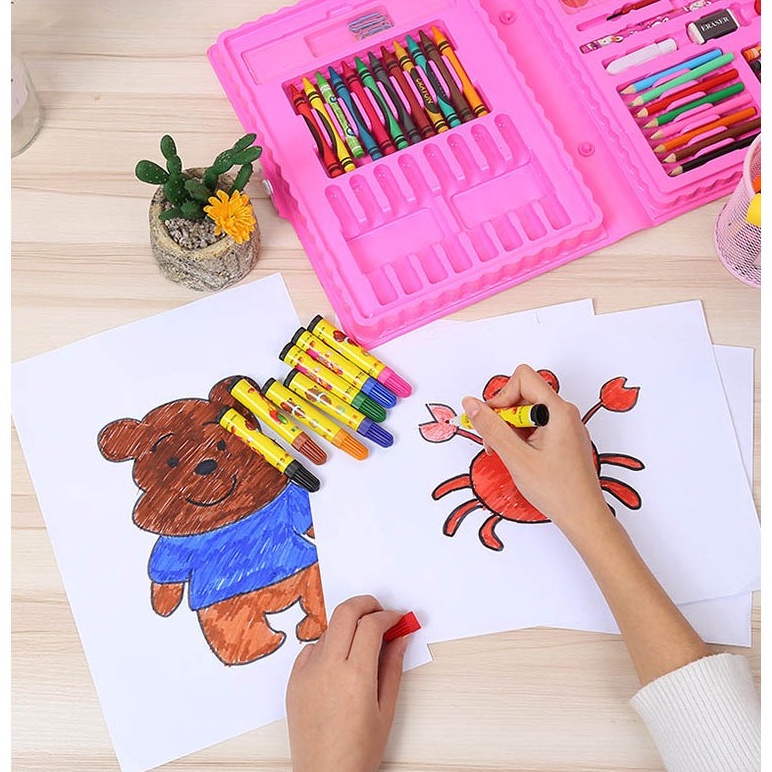 

KODE D24F Cahaya Medan Crayon Set Isi 86 Pensil Warna Cat Air Alat Lukis Karakter Stationary Color Pensil