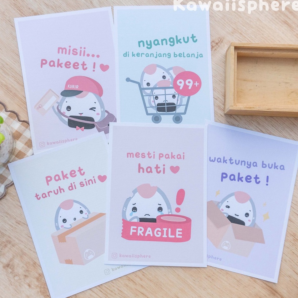 

Grosir Terkini Online Shop Series Postcard Kartu Pos Paket Belanja Online