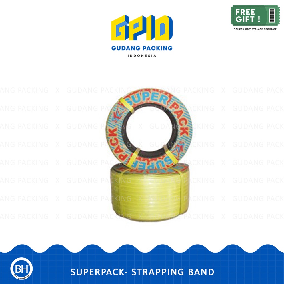 

KODE X2D7 SUPERPACK Tali Strapping Band 9 12 15 mm Warna