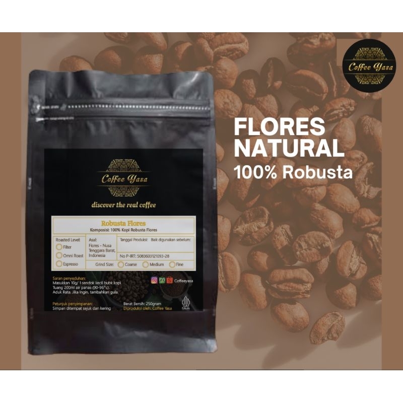 

Kopi Robusta Flores Manggarai 250g