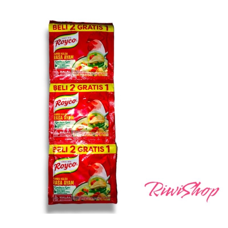 

Royco bumbu ayam kaldu 8 gram (108 pcs)